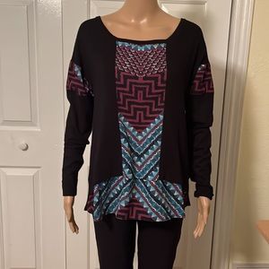 Hale Bob sweater geo print